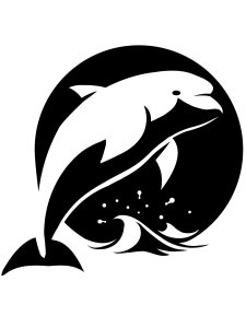 Dolphin Stencils 15