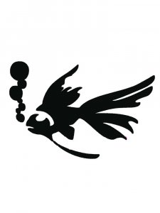 Goldfish Stencil 1