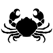 Krabbe Schablonen