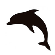 Delfin Schablonen