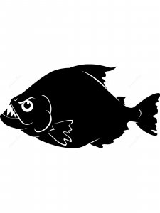 Piranhas Stencils 2