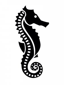 Sea Horse Stencils 11