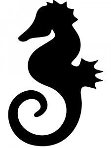 Sea Horse Stencils 6