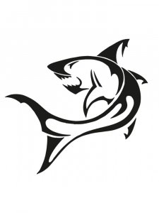 Shark Stencils 7
