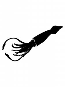 Squid Stencil 2