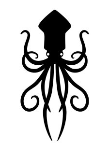 Squid Stencil 5