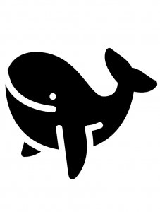 Whale Stencil 15