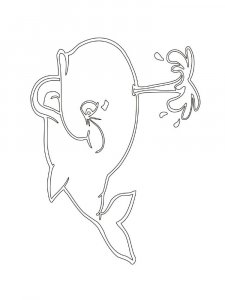 Whale Stencil 4