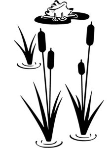 Bulrush Stencil 3