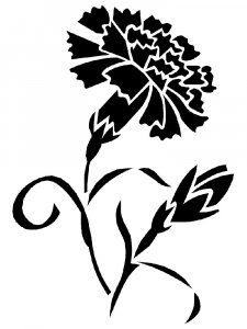 Carnation Stencils 3