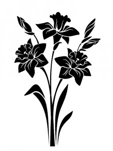 Daffodil Stencils 2
