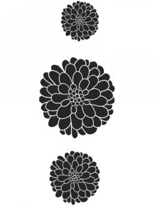 Dahlia Stencils 4