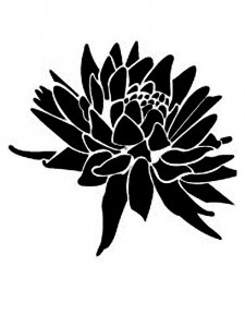Dahlia Stencils 9