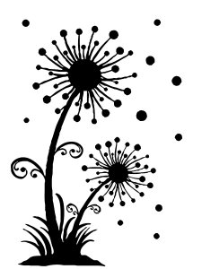 Dandelion Stencils 25