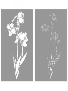 Iris Stencils 4