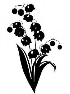 Lily of the valley Stencil 10