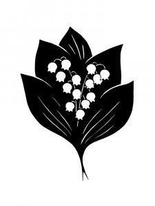 Lily of the valley Stencil 11