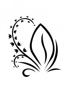 Lily of the valley Stencil 6