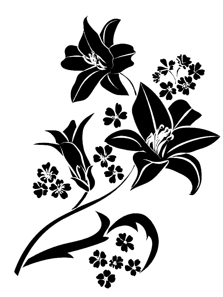 Free printable Lily stencils and templates