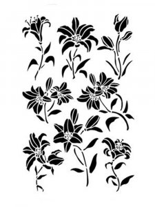 Lily Stencils 4