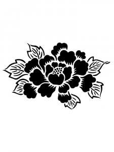 Peony Stencils 5