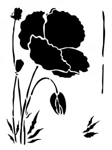 Poppy Stencils 10
