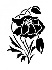 Poppy Stencils 6