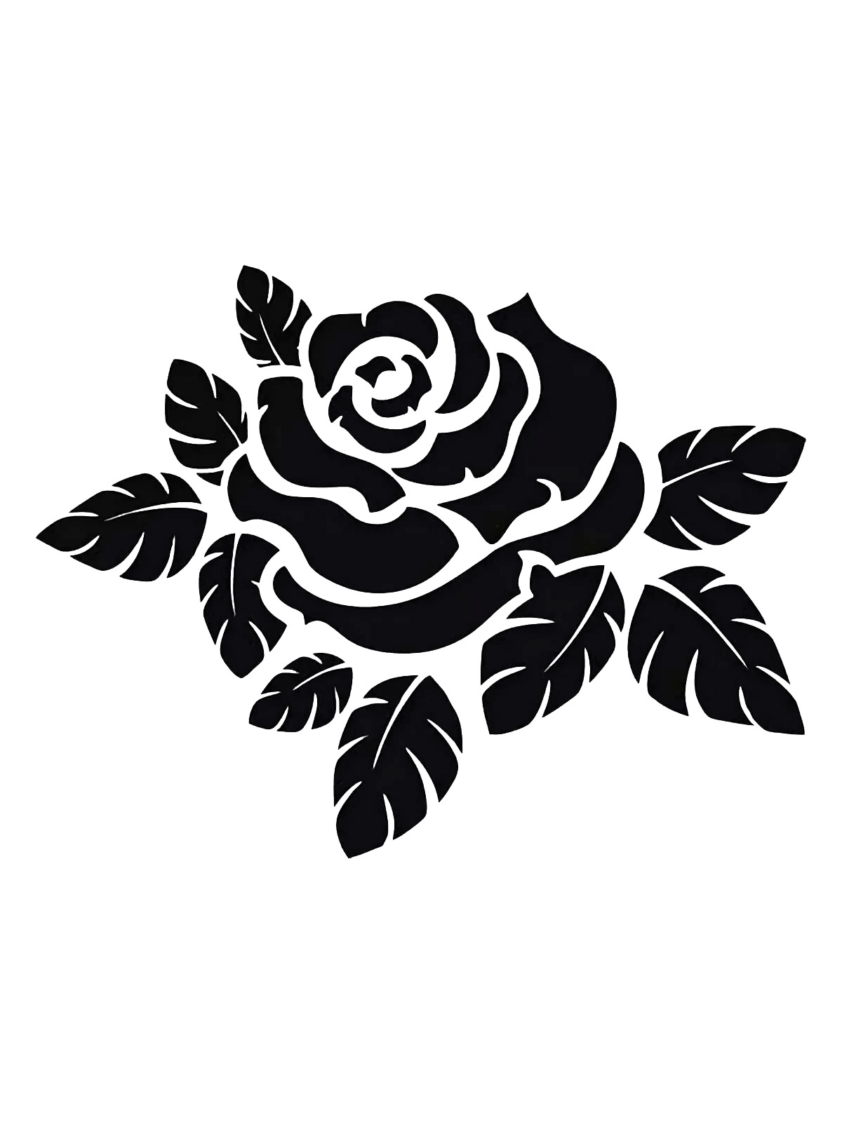 Flower Template Printable Stencil