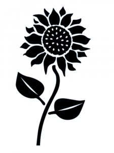 Sunflower Stencils 1