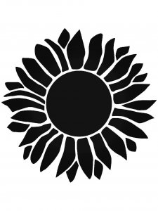 Sunflower Stencils 10