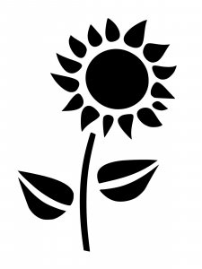Sunflower Stencils 12
