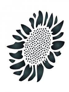 Sunflower Stencils 2