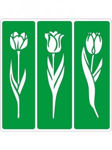 Tulip Stencils 2