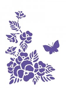 Violet Stencil 4