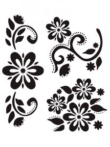 Flowers Stencils 14