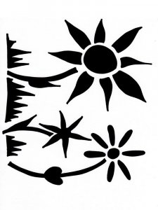 Flowers Stencils 16