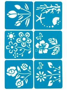 Flowers Stencils 4