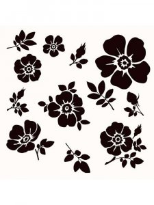 Flowers Stencils 6