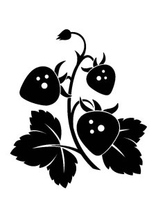 Berry Stencil 18