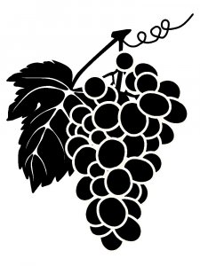 Grapes Stencils 12