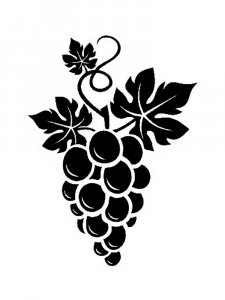Grapes Stencils 3