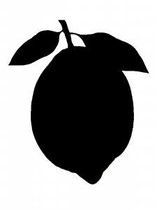 Lemon Stencil 13
