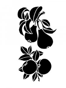 Fruits Stencils 1