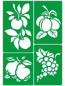 Fruits Stencils 2