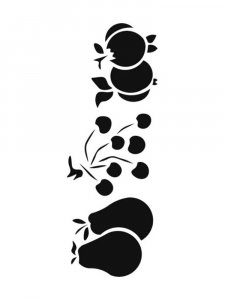 Fruits Stencils 4