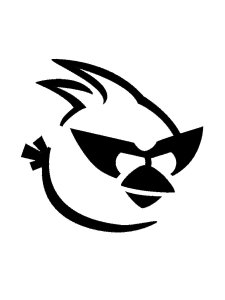 Angry Birds Stencil 1