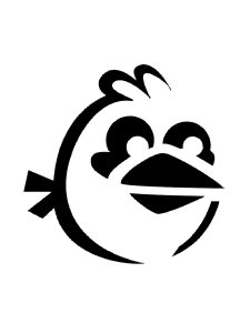 Angry Birds Stencil 6