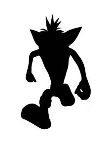 Crash Bandicoot Stencil 5