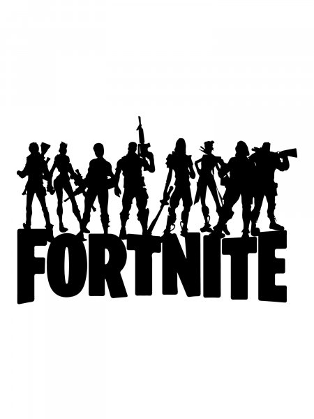 Free printable Fortnite stencils and templates