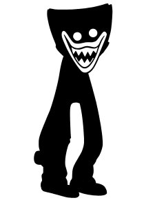 Huggy Wuggy Stencil 2